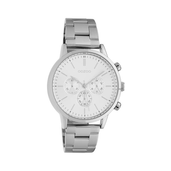 Ρολόι Oozoo Timepieces Silver Metallic Bracelet – C10560