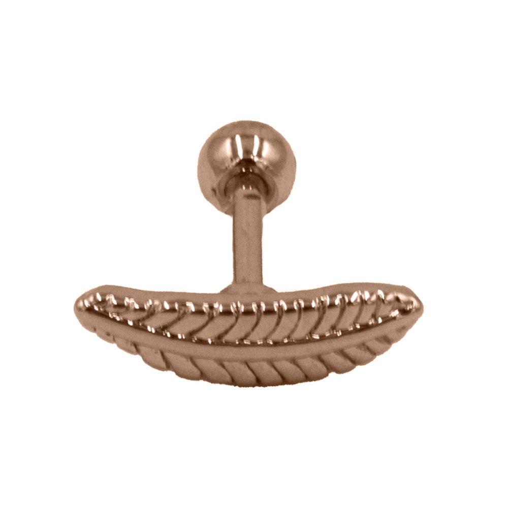 Σκουλαρίκι Αυτιού από Ατσάλι με Επιχρύσωμα - AFK019R