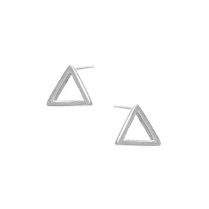 Σκουλαρίκια Αυτιού Ασημένια Επιπλατινωμένα με Σχέδιο - D33-8623