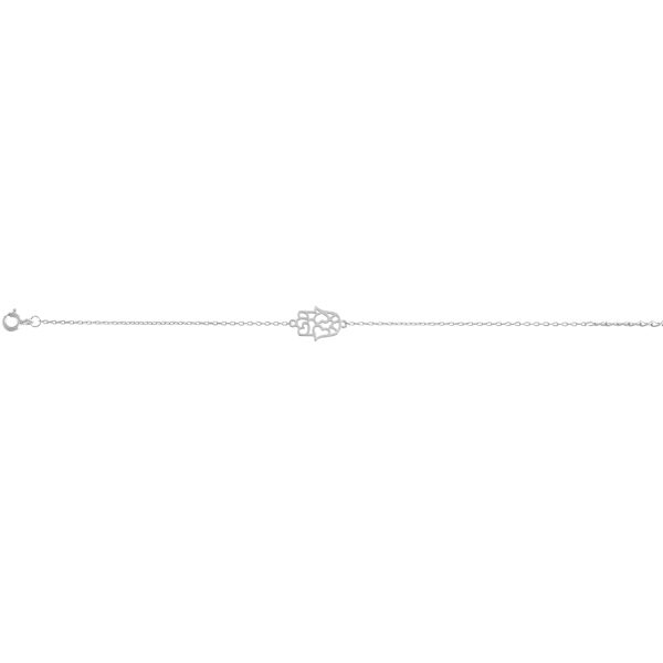 Βραχιόλι Ασημένιο με Σχέδιο - D13-8255W