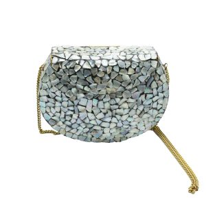 Τσάντα Μπρούτζινη με Ημιπολύτιμες Πέτρες – WB42