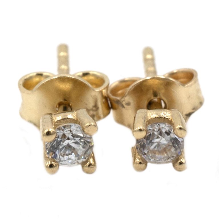 Σκουλαρίκια Αυτιού Χρυσά 14Κ με Ζιργκόν - MGO1T361