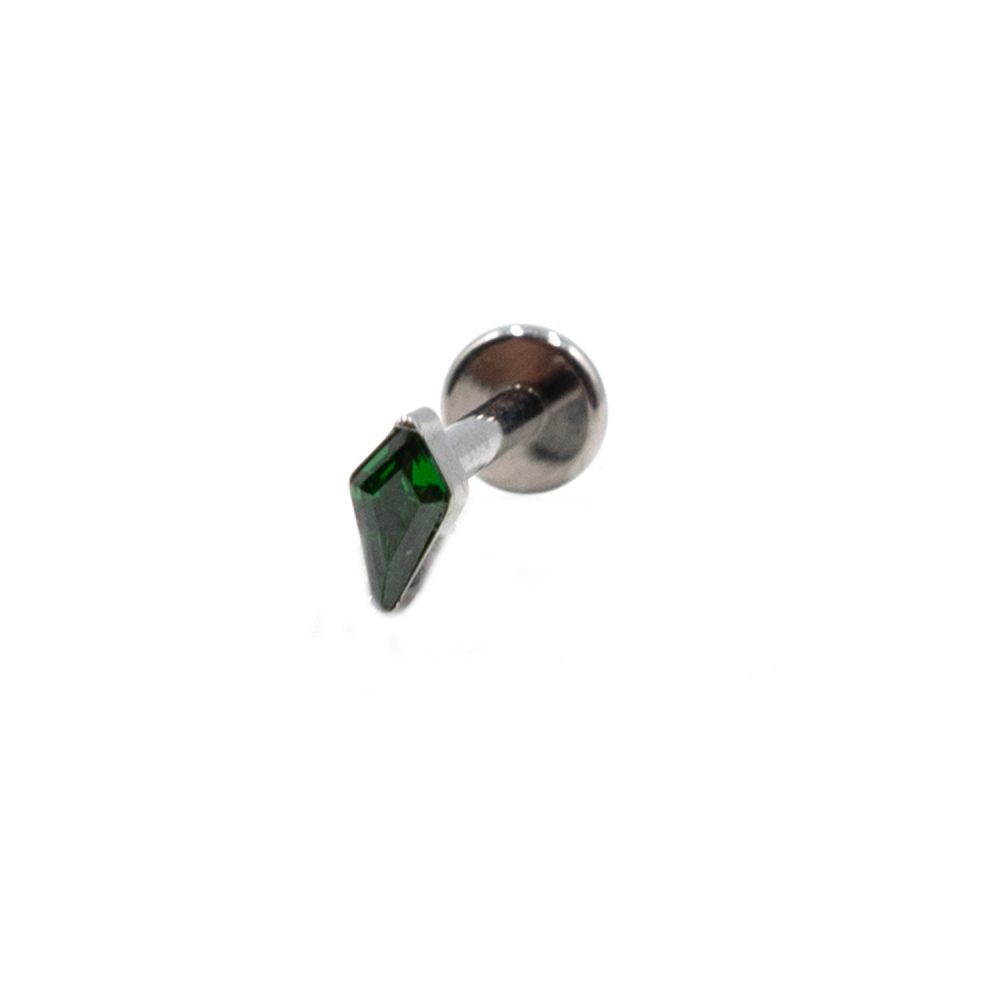 Σκουλαρίκι Αυτιού από Τιτάνιο με Ζιργκόν - TB01040G136