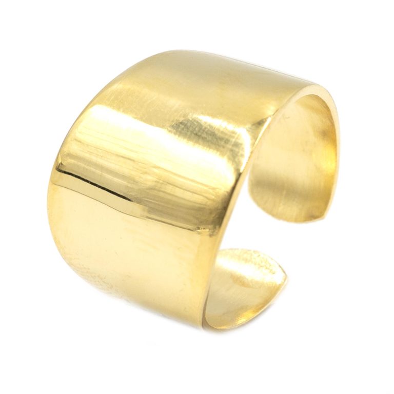 Δαχτυλίδι Ασημένιο Επιχρυσωμένο με Σχέδιο- SL088T5353