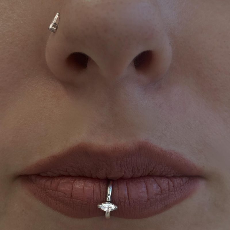 Σκουλαρίκια Μύτης και Labret Σετ 2 τεμάχια - CMBF23