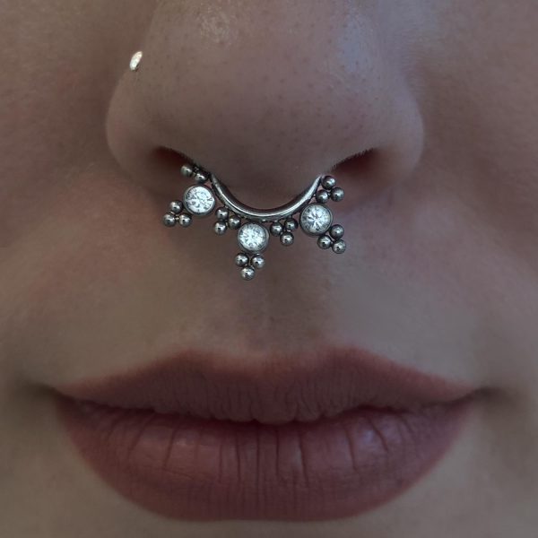 Σκουλαρίκια Μύτης και Labret Σετ 2 τεμάχια - CMBF24