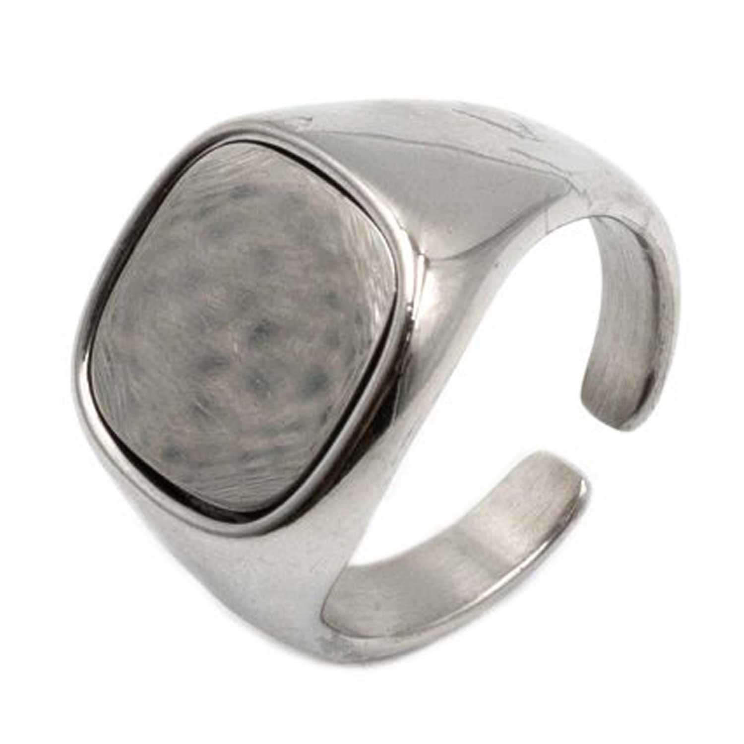 Δαχτυλίδι από Ατσάλι με Ανοδίωση και Σχέδιο - HR4833362