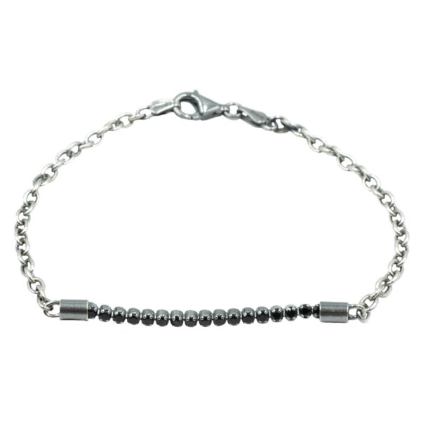 Βραχιόλι Χεριού Ασημένιο Επιπλατινωμένο - SBIT47