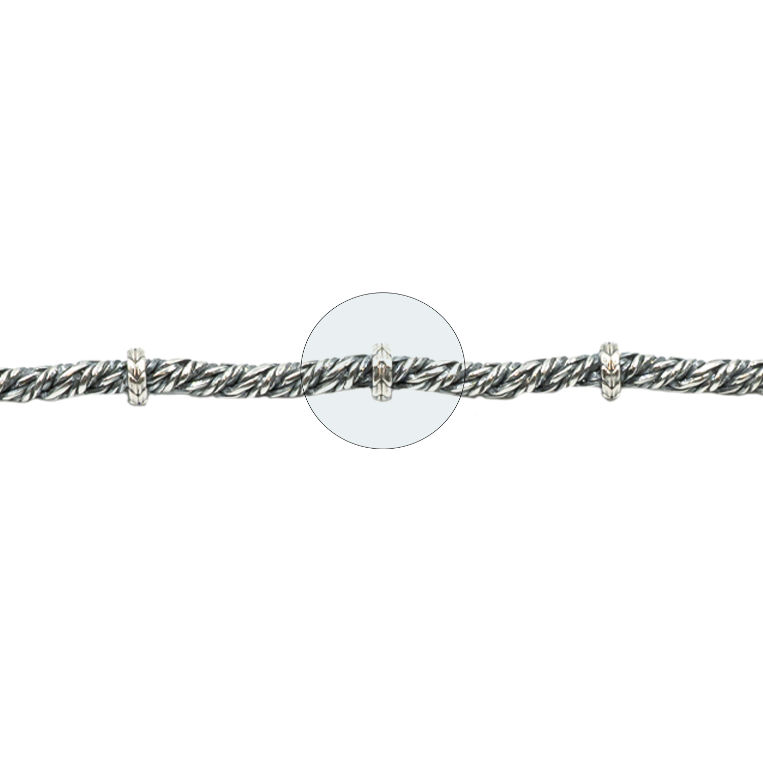 Βραχιόλι Χεριού Ασημένιο Επιπλατινωμένο - SBIT44