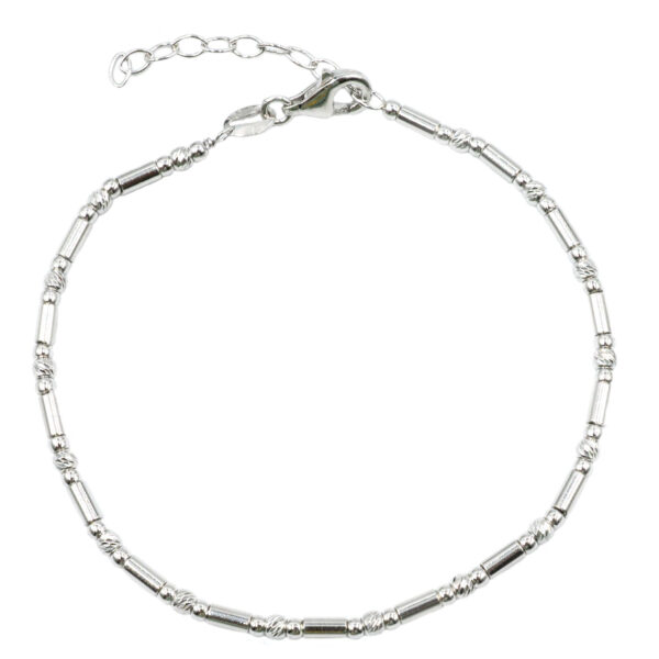 Βραχιόλι Χεριού Ασημένιο Επιπλατινωμένο - SBIT50