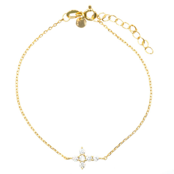 Βραχιόλι Χεριού Ασημένιο Επιχρυσωμένο - SBIT55