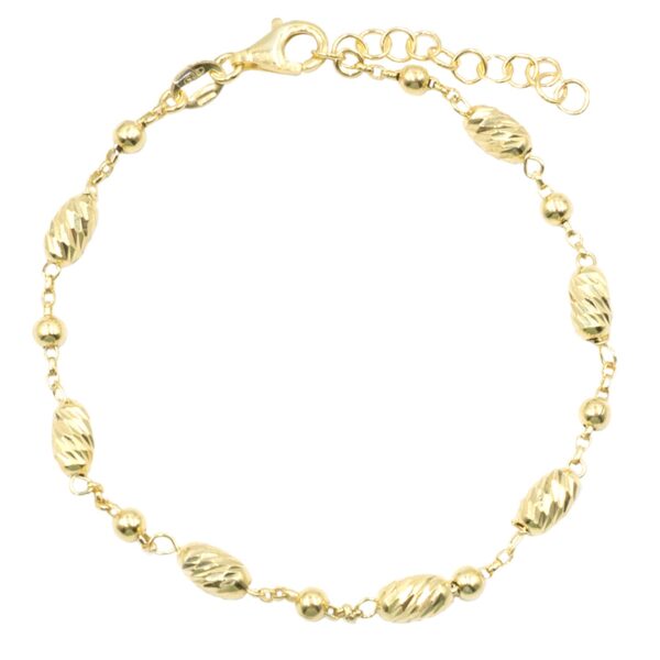 Βραχιόλι Χεριού Ασημένιο Επιχρυσωμένο - SBIT61