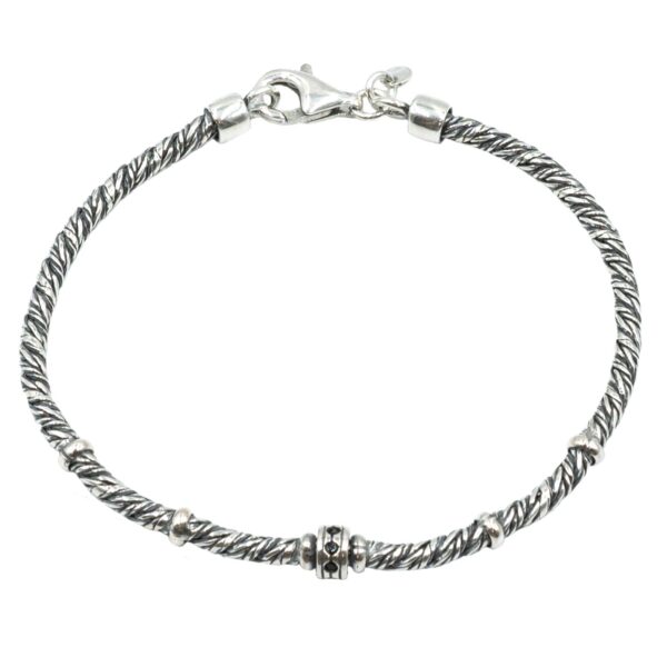 Βραχιόλι Χεριού Ασημένιο Επιπλατινωμένο - SBIT48