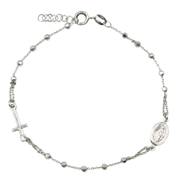 Βραχιόλι Χεριού Ασημένιο Επιπλατινωμένο - SBIT58