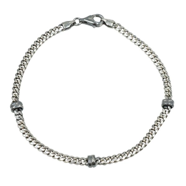 Βραχιόλι Χεριού Ασημένιο Επιπλατινωμένο - SBIT45