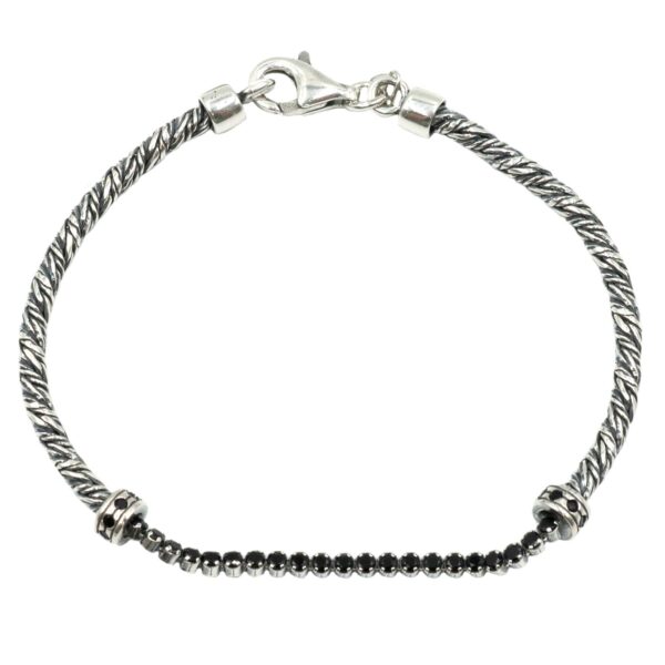 Βραχιόλι Χεριού Ασημένιο Επιπλατινωμένο - SBIT49