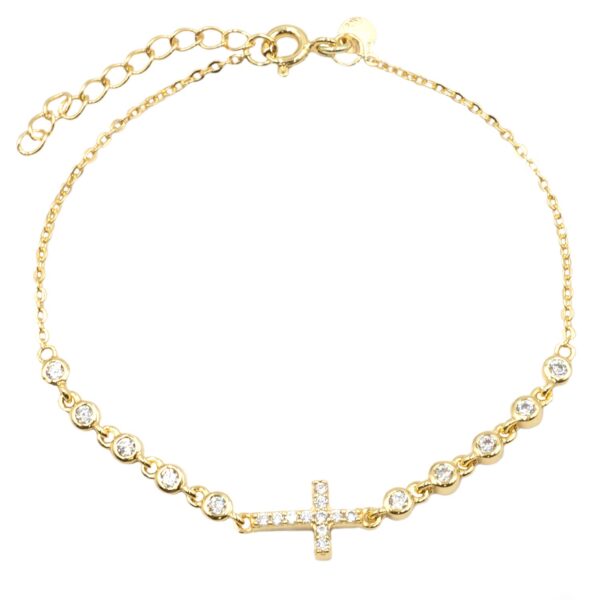 Βραχιόλι Χεριού Ασημένιο Επιχρυσωμένο - SBIT53