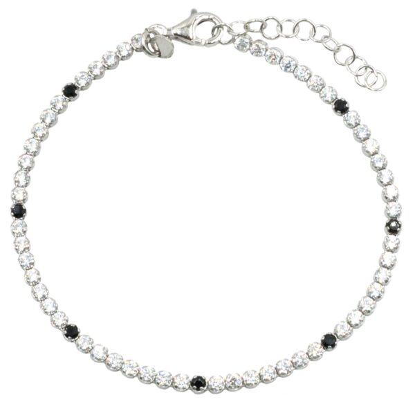 Βραχιόλι Χεριού Ασημένιο Επιπλατινωμένο - SBIT63