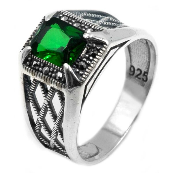 Δαχτυλίδι Ασημένιο με Ζιργκόν - ITR23