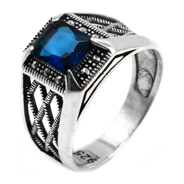 Δαχτυλίδι Ασημένιο με Ζιργκόν - ITR22