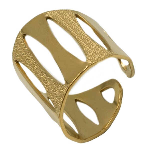 Δαχτυλίδι από Ατσάλι Επιχρυσωμένο - TR26