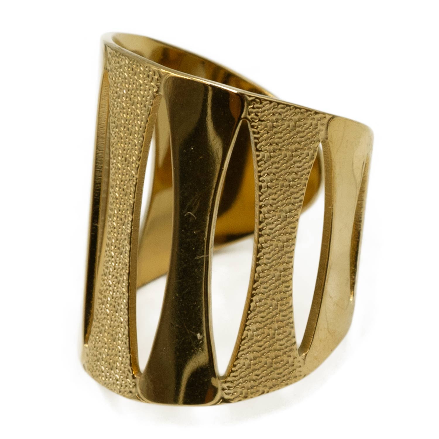 Δαχτυλίδι από Ατσάλι Επιχρυσωμένο - TR26