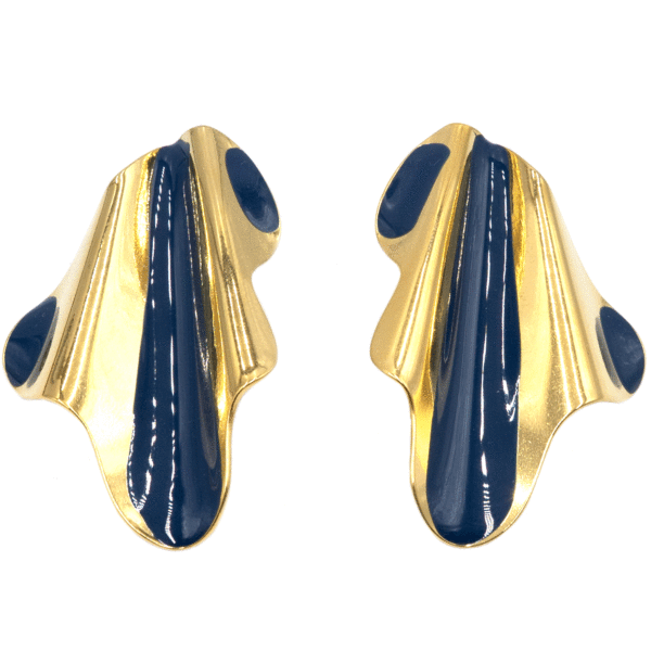 Σκουλαρίκια Αυτιού από Χειρουργικό Ατσάλι Επιχρυσωμένο - ATSEAR55