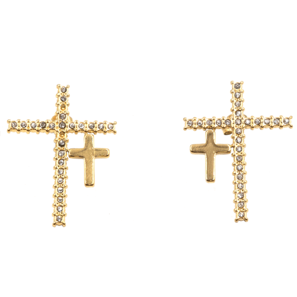 Σκουλαρίκια Αυτιού από Χειρουργικό Ατσάλι Επιχρυσωμένο - ATSEAR69