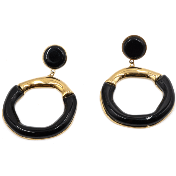 Σκουλαρίκια Αυτιού από Χειρουργικό Ατσάλι Επιχρυσωμένο - ATSEAR61