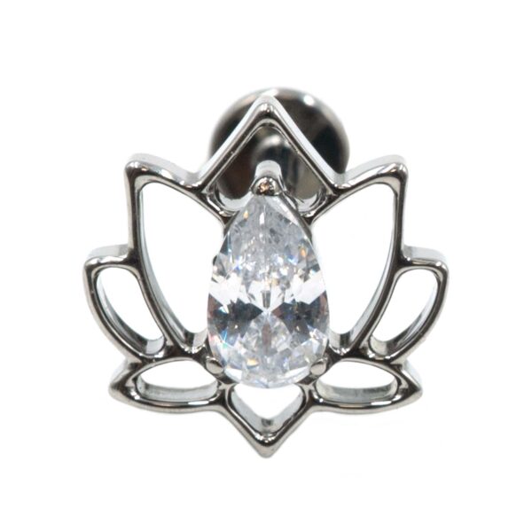 Σκουλαρίκι Αυτιού από Τιτάνιο με Ζιργκόν - TB-1949