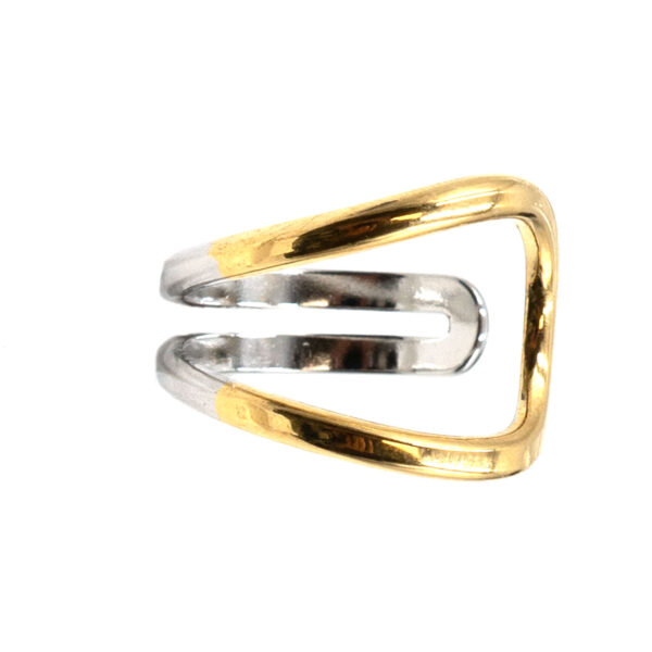 Δαχτυλίδι από Ατσάλι Επιχρυσωμένο - DAXT218