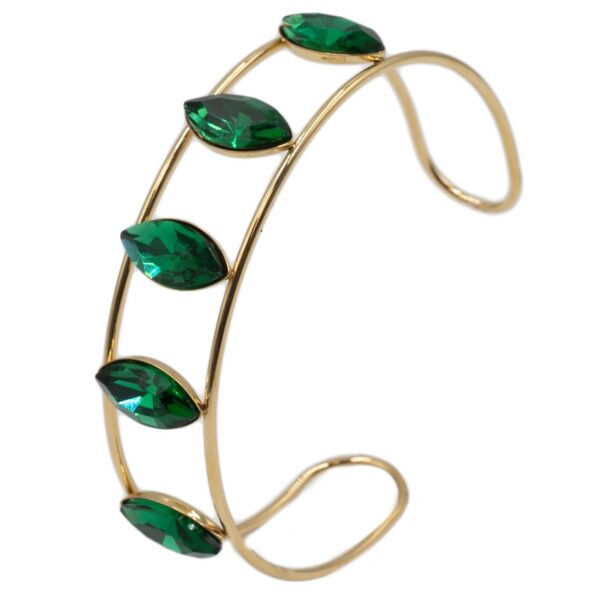 Βραχιόλι από Ατσάλι Τύπου Χειροπέδα Επιχρυσωμένο - BRAS20