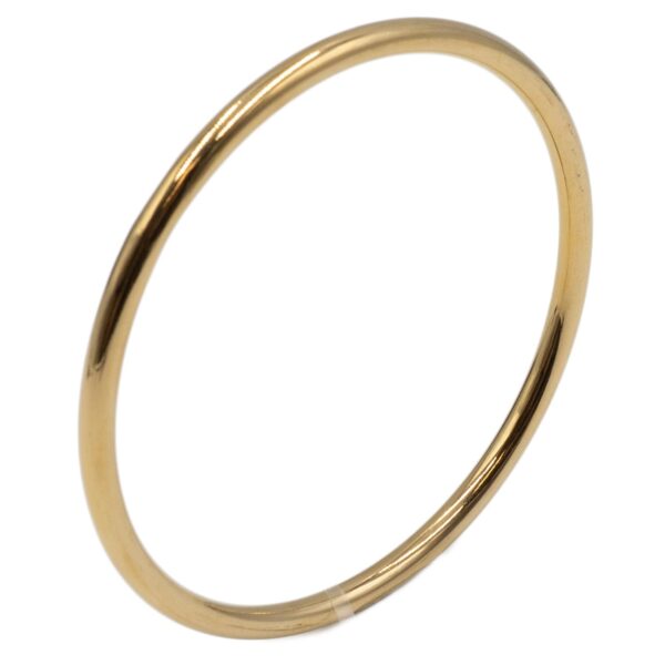 Βραχιόλι από Ατσάλι Τύπου Χειροπέδα Επιχρυσωμένο - BRAS16