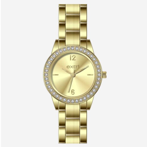 Γυναικείο Ρολόι από Ανοξείδωτο Ατσάλι Επιχρυσωμένο - E1048L