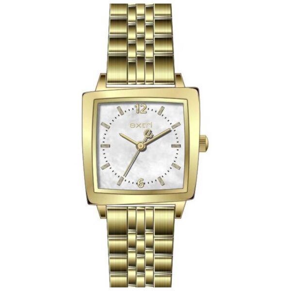 Γυναικείο Ρολόι από Ανοξείδωτο Ατσάλι Επιχρυσωμένο - E1057L