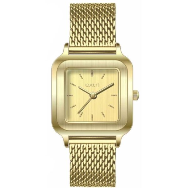 Γυναικείο Ρολόι από Ανοξείδωτο Ατσάλι Επιχρυσωμένο- E1079L