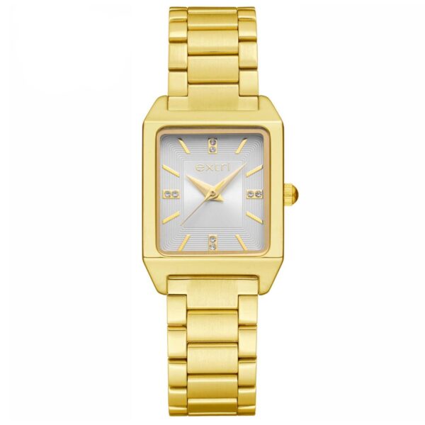 Γυναικείο Ρολόι από Ανοξείδωτο Ατσάλι Επιχρυσωμένο - E1097L