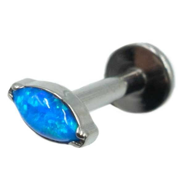 Σκουλαρίκι Αυτιού από Τιτάνιο με Όπαλ- TB-00639