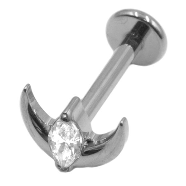 Σκουλαρίκι Αυτιού από Τιτάνιο με Ζιργκόν - TB-1748