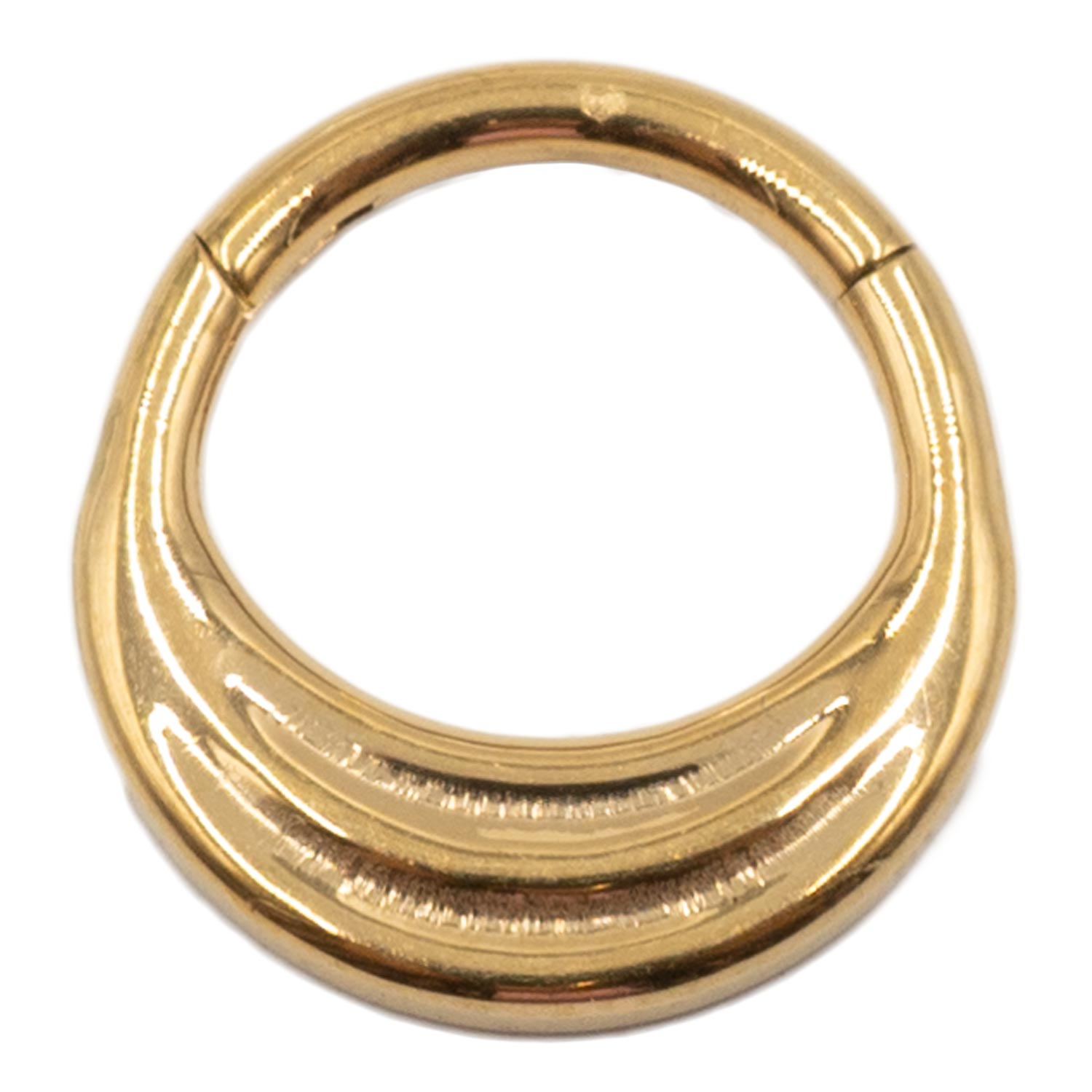 Σκουλαρίκι Σώματος από Επιχρυσωμένο Τιτάνιο Κλικερ - TB-1885Y