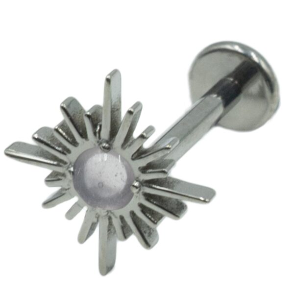 Σκουλαρίκι Αυτιού από Τιτάνιο με Ζιργκόν - TB-1927P