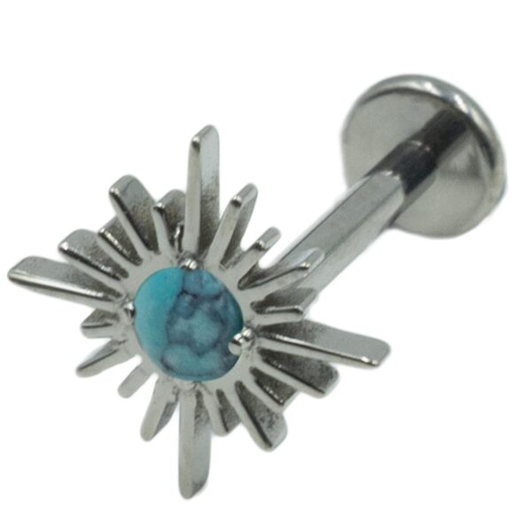 Σκουλαρίκι Αυτιού από Τιτάνιο με Ζιργκόν - TB-1927T