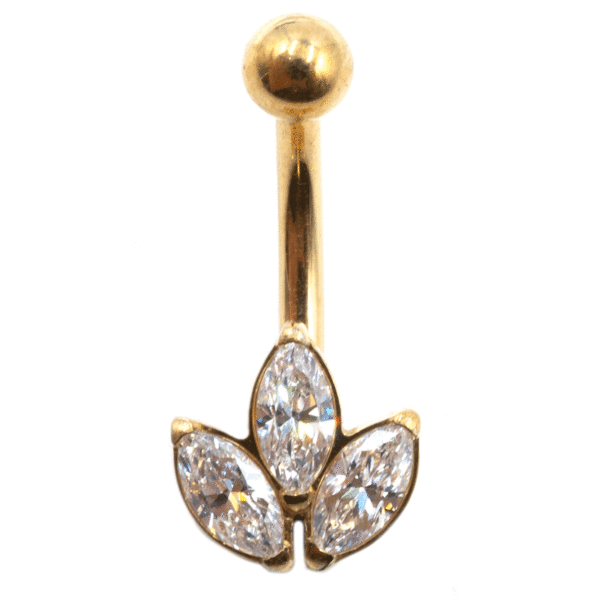 Σκουλαρίκι Αυτιού από Επιχρυσωμένο Τιτάνιο- TB-1641Y