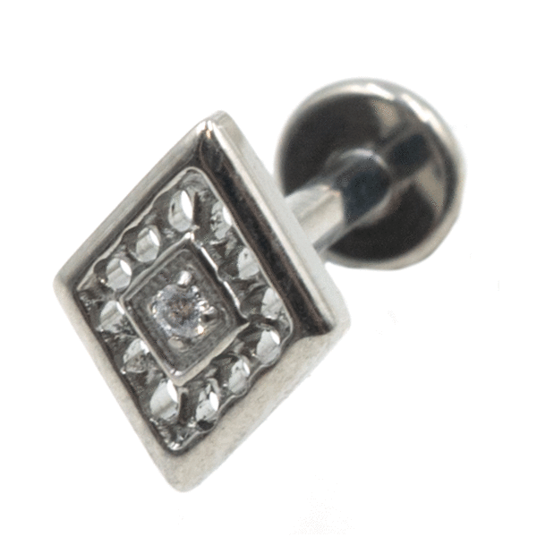 Σκουλαρίκι Αυτιού από Τιτάνιο με Ζιργκόν - TB-1812