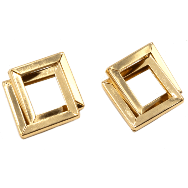 Σκουλαρίκια Αυτιού από Χειρουργικό Ατσάλι Επιχρυσωμένο - ATSEAR53