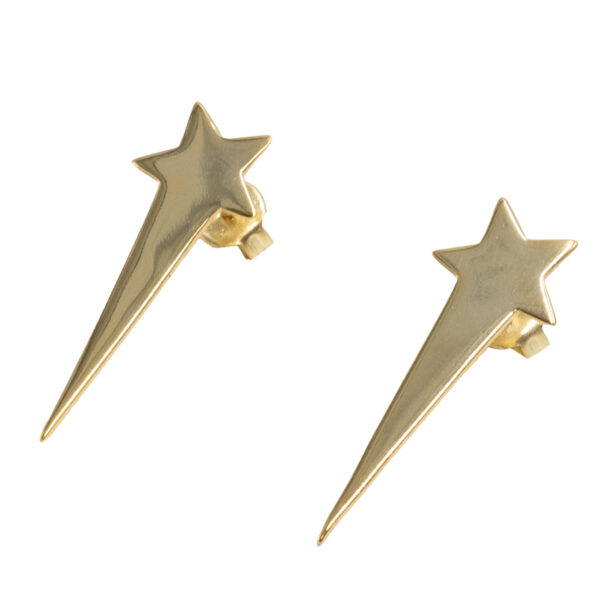 Σκουλαρίκια Αυτιού Ασημένια Επιχρυσωμένα - ΕΙΤ16