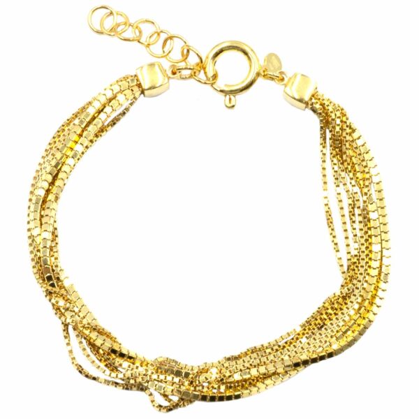 Βραχιόλι Χεριού Ασημένιο Επιχρυσωμένο - SBIT74