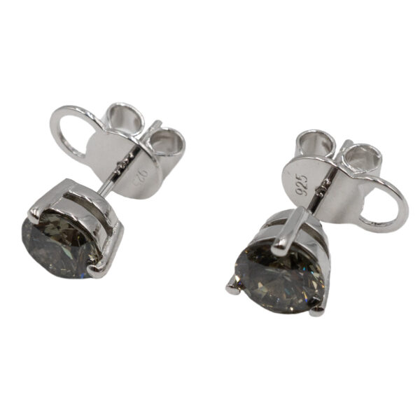 Σκουλαρίκια Αυτιού Ασημένια Επιπλατινωμένα με Ζιργκόν - ΕΙΤ14