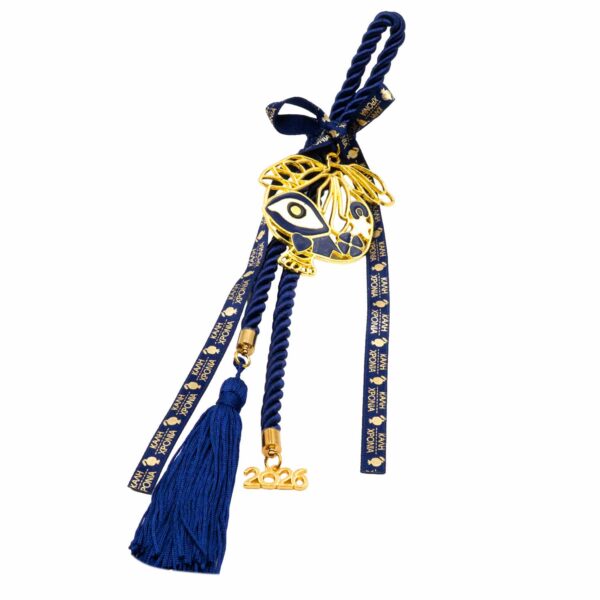 Γούρι Χειροποίητo Μεταλλικό με Σχέδιο - G202705