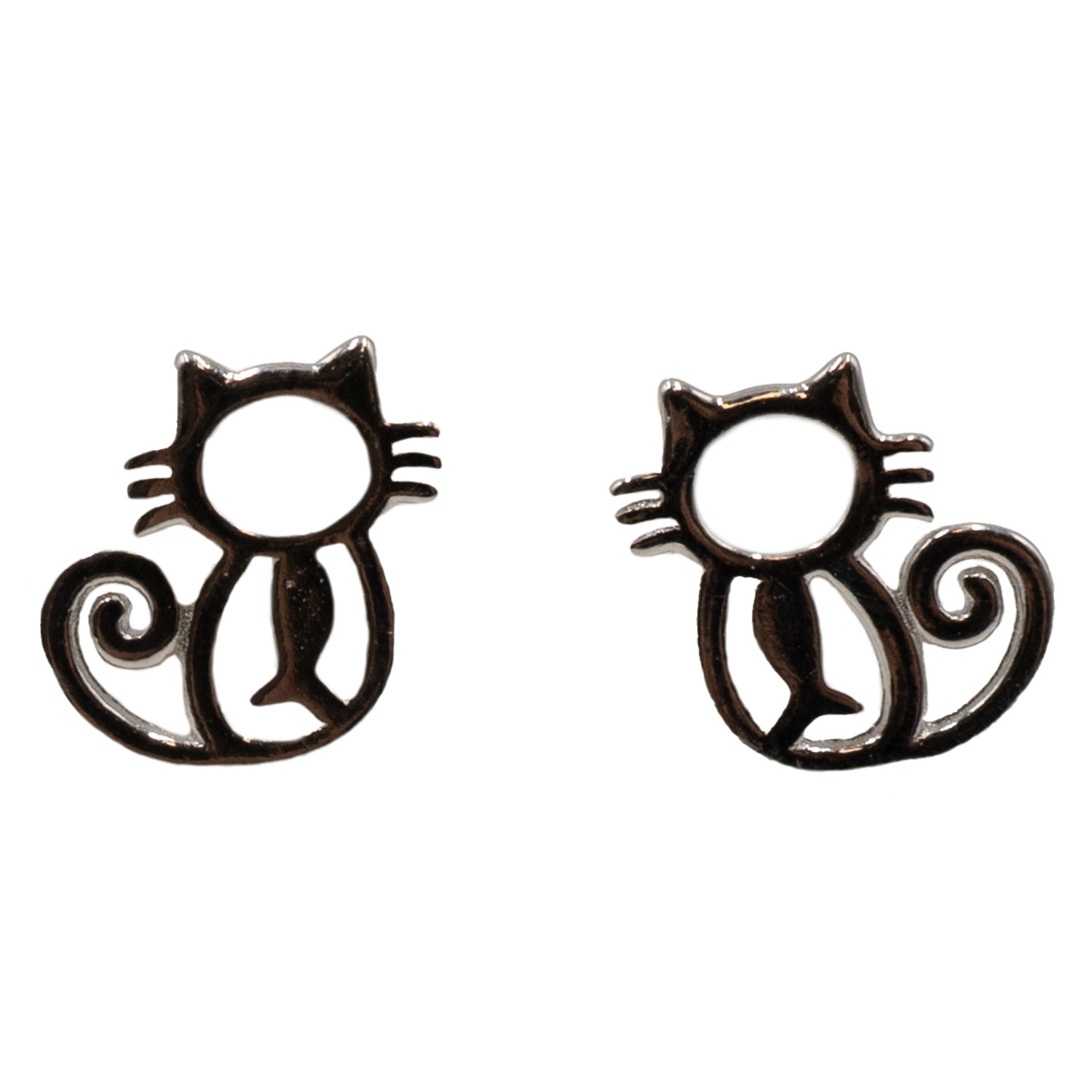 Σκουλαρίκια Αυτιού Ασημένια Επιπλατινωμένα - EIT13